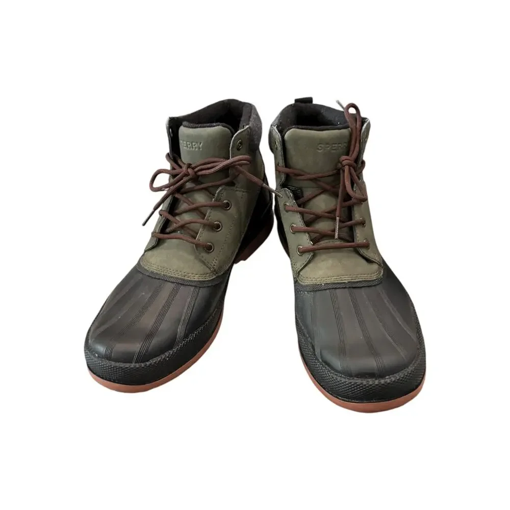Sperry Cold Bay Chukka Olive Duck Boots Men’s 11 STS25500
